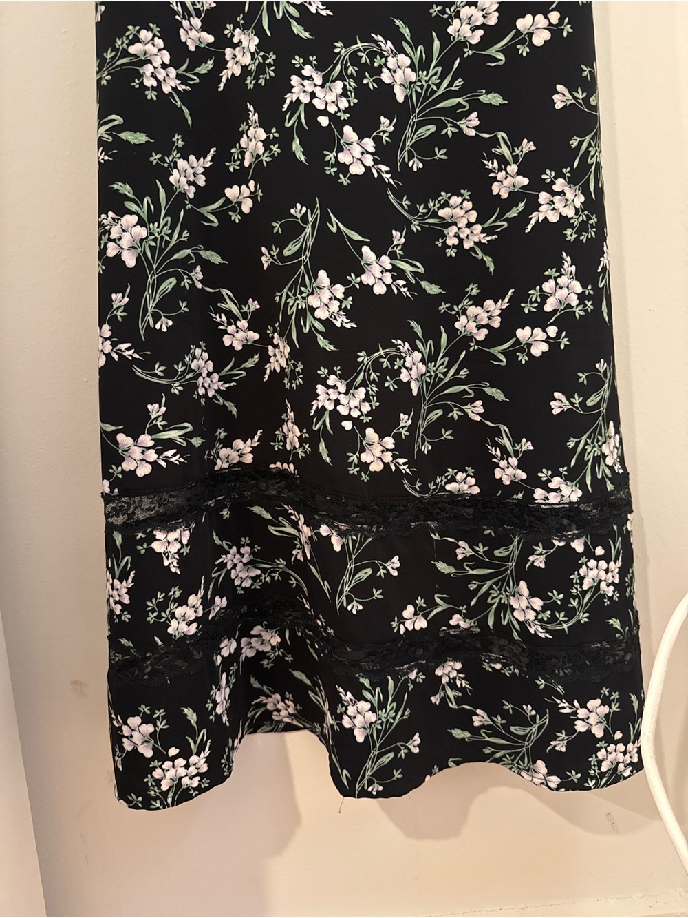 Lulus See the Blooms Black Floral Print Tie-Strap Midi Dress - Picture 6 of 10